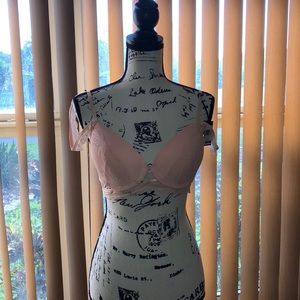 NWT Cynthia Rowley pink lace bra